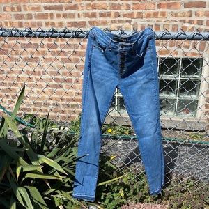 Veronica Beard High Waist Cropped Jeans • SIZE 10